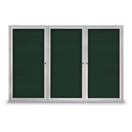 United Visual Products Open Faced Traditional Rounded Corkboard UV643ARC-WHITE-FORBO
